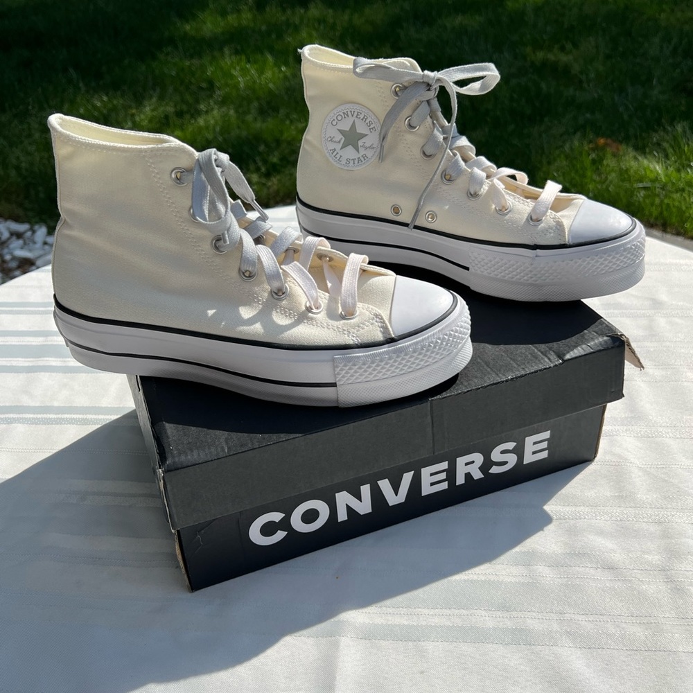 Converse Off-White Chuck Taylor All Star Lift Platform Sneakers
